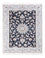 Alfombra Persa - Nain - Real - 193 x 143 cm - azul oscuro