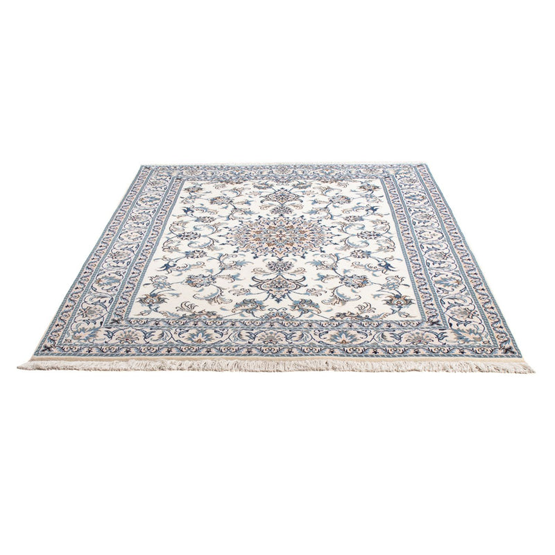 Alfombra Persa - Nain - Real - 195 x 145 cm - crema