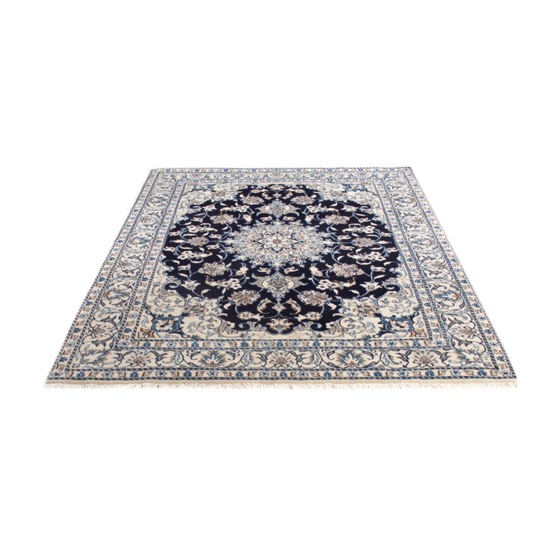 Alfombra Persa - Nain - Real - 203 x 144 cm - azul