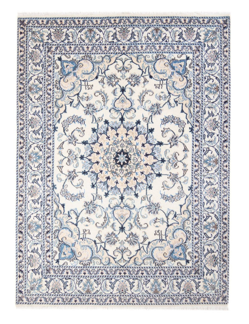 Alfombra Persa - Nain - Real - 200 x 148 cm - crema