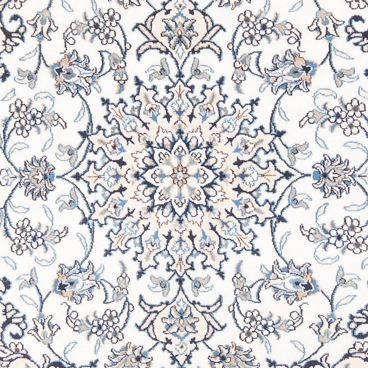 Alfombra Persa - Nain - Real - 190 x 148 cm - crema
