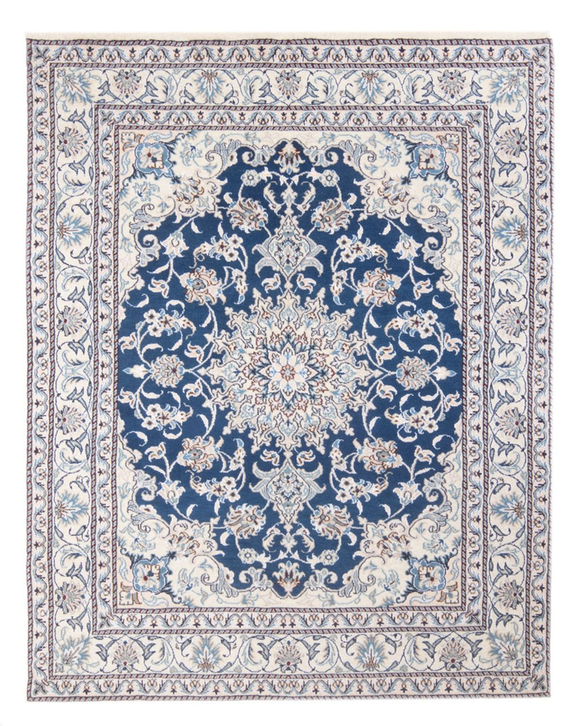 Alfombra Persa - Nain - Real - 200 x 150 cm - azul