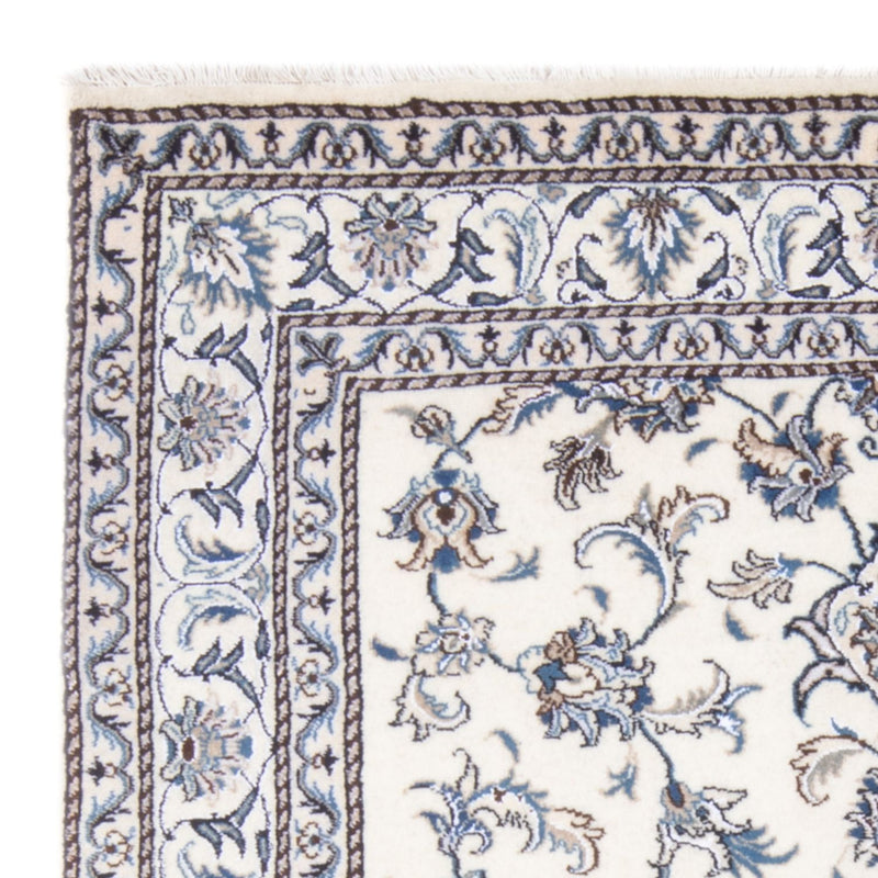 Alfombra Persa - Nain - Real - 205 x 145 cm - crema