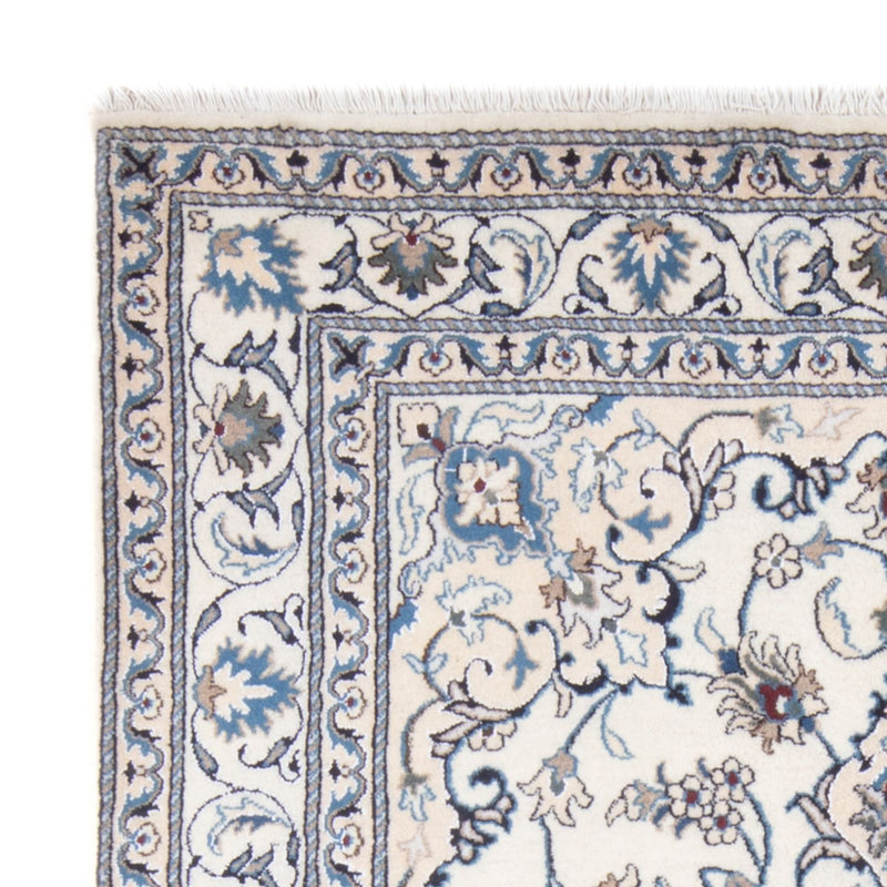 Alfombra Persa - Nain - Real - 195 x 152 cm - crema