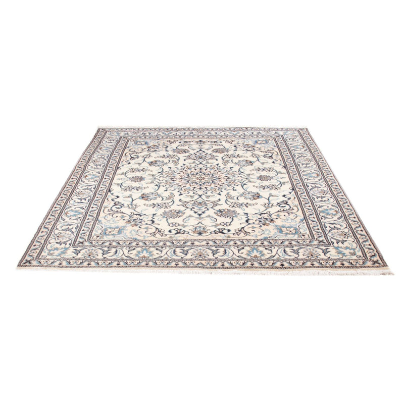 Alfombra Persa - Nain - Real - 195 x 152 cm - crema