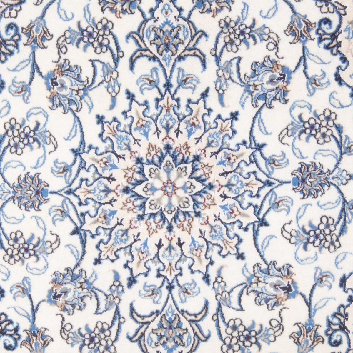 Alfombra Persa - Nain - Real - 199 x 145 cm - crema