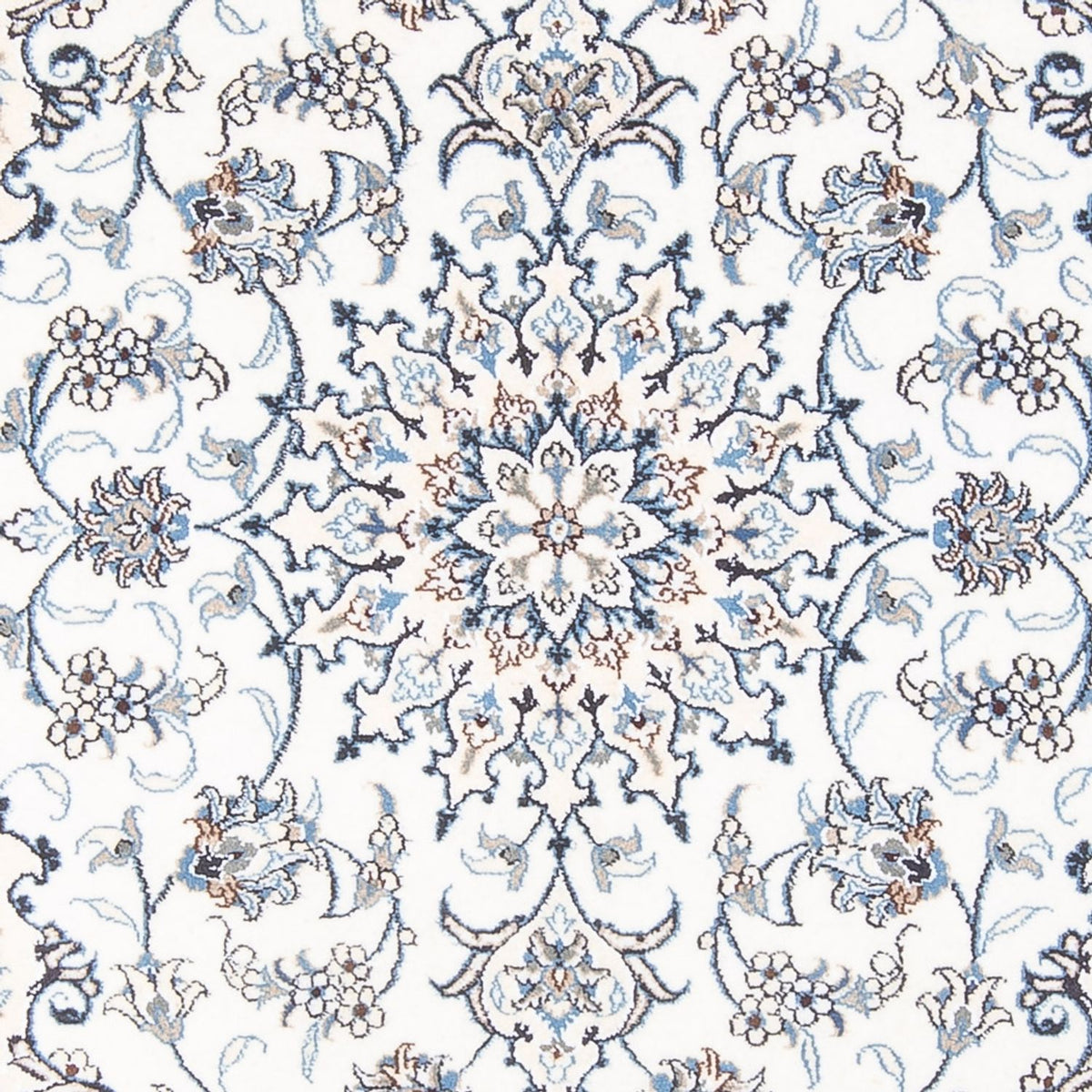 Alfombra Persa - Nain - Real - 197 x 148 cm - crema