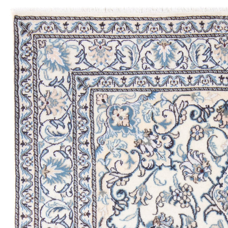 Alfombra Persa - Nain - Real - 197 x 145 cm - crema