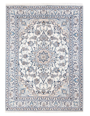 Alfombra Persa - Nain - Real - 212 x 146 cm - crema