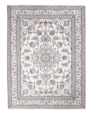 Alfombra Persa - Nain - Real - 194 x 143 cm - crema