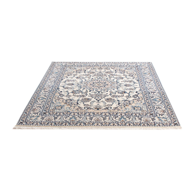 Alfombra Persa - Nain - Real - 194 x 143 cm - crema