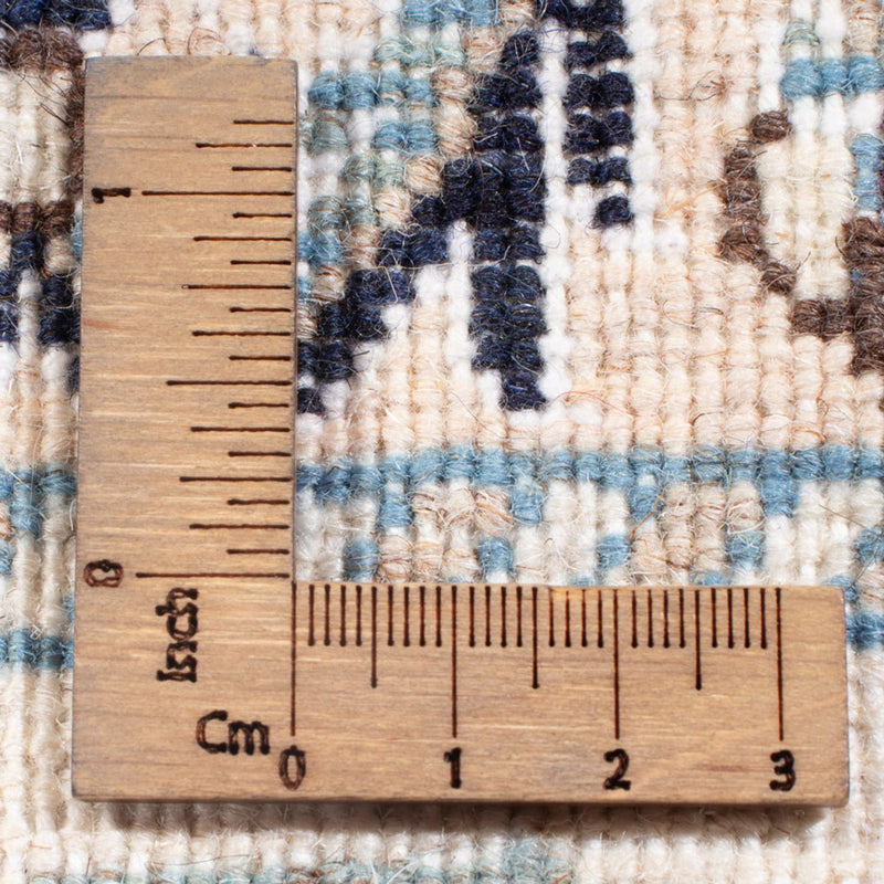 Alfombra Persa - Nain - Real - 204 x 141 cm - azul oscuro