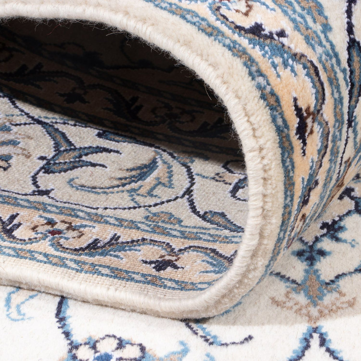 Alfombra Persa - Nain - Real - 207 x 150 cm - crema