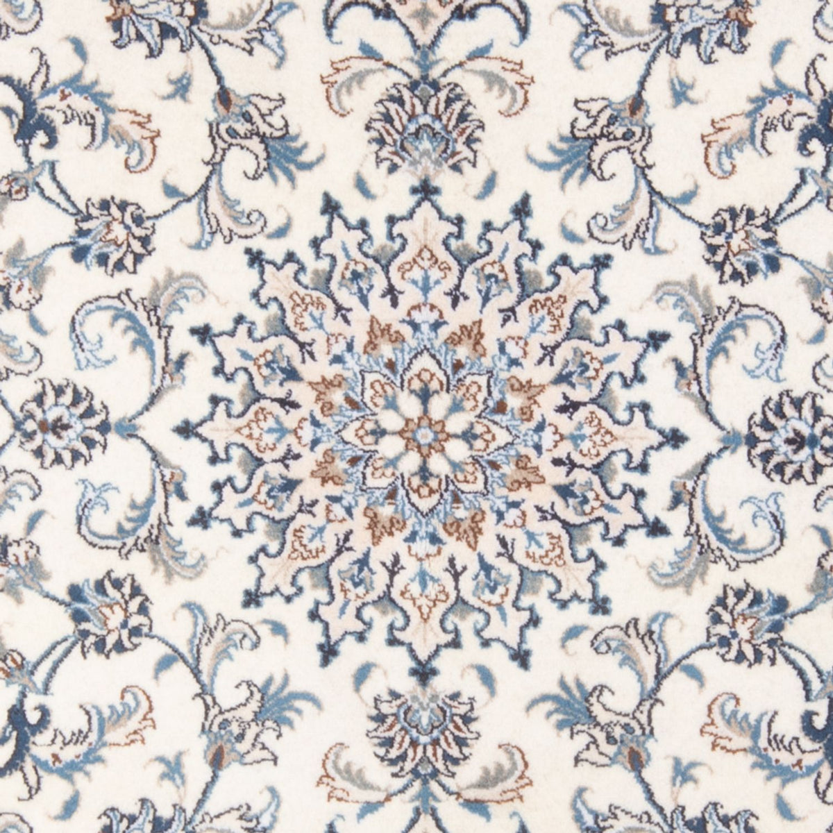 Alfombra Persa - Nain - Real - 213 x 150 cm - crema