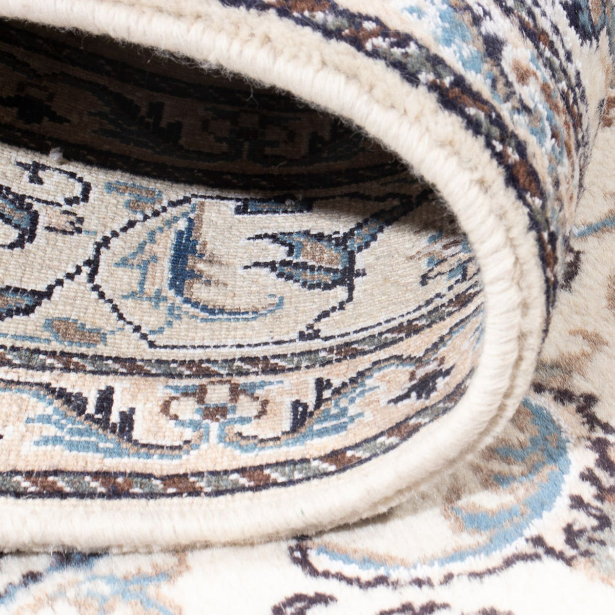 Alfombra Persa - Nain - Real - 196 x 150 cm - crema