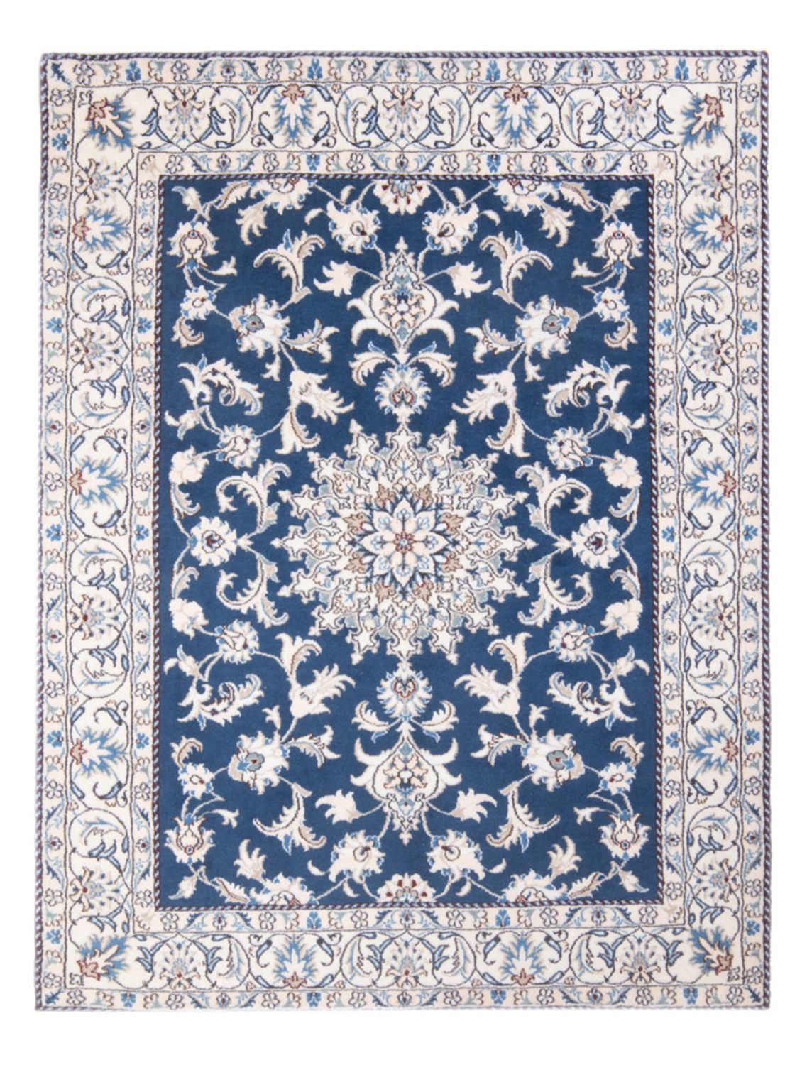 Alfombra Persa - Nain - Real - 199 x 149 cm - azul
