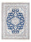 Alfombra Persa - Nain - Real - 207 x 151 cm - azul