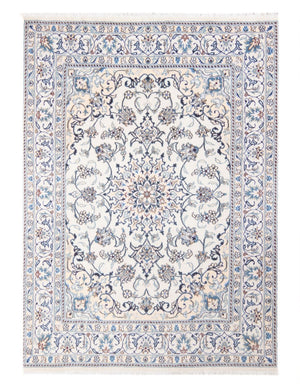 Alfombra Persa - Nain - Real - 197 x 144 cm - crema
