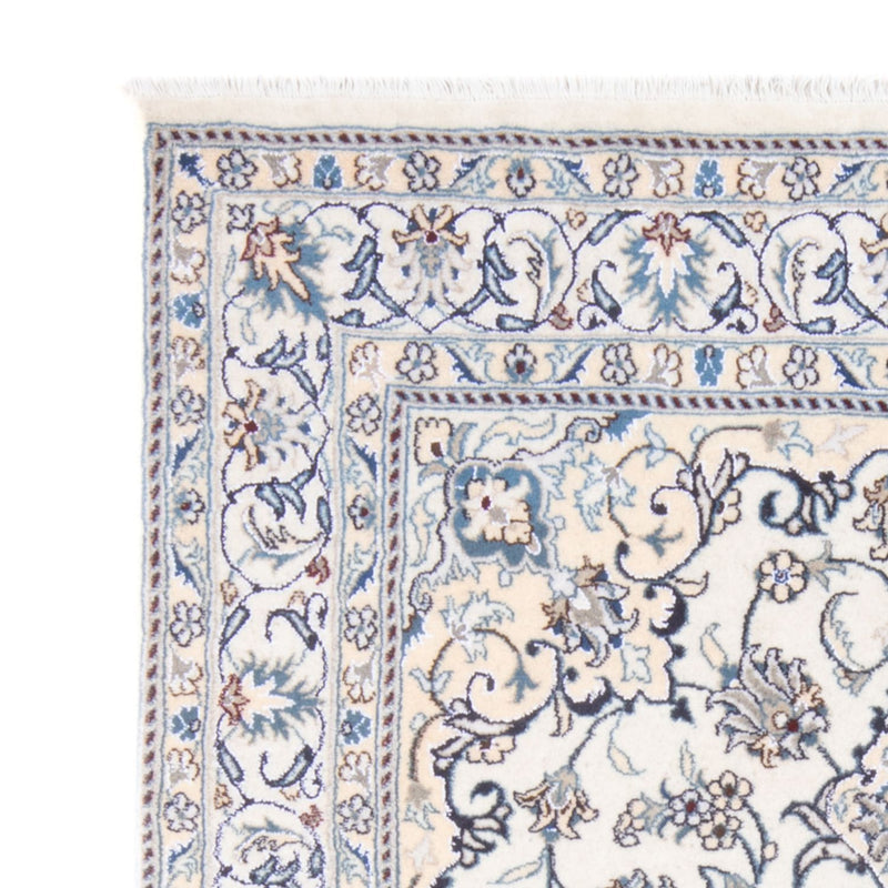 Alfombra Persa - Nain - Real - 197 x 144 cm - crema
