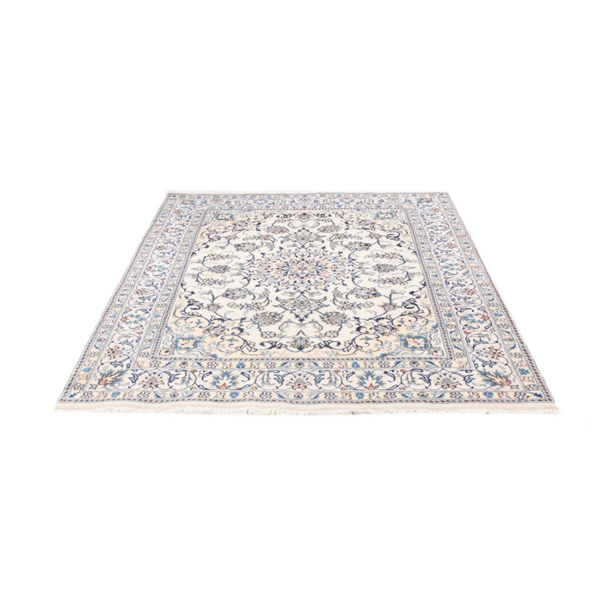 Alfombra Persa - Nain - Real - 197 x 144 cm - crema