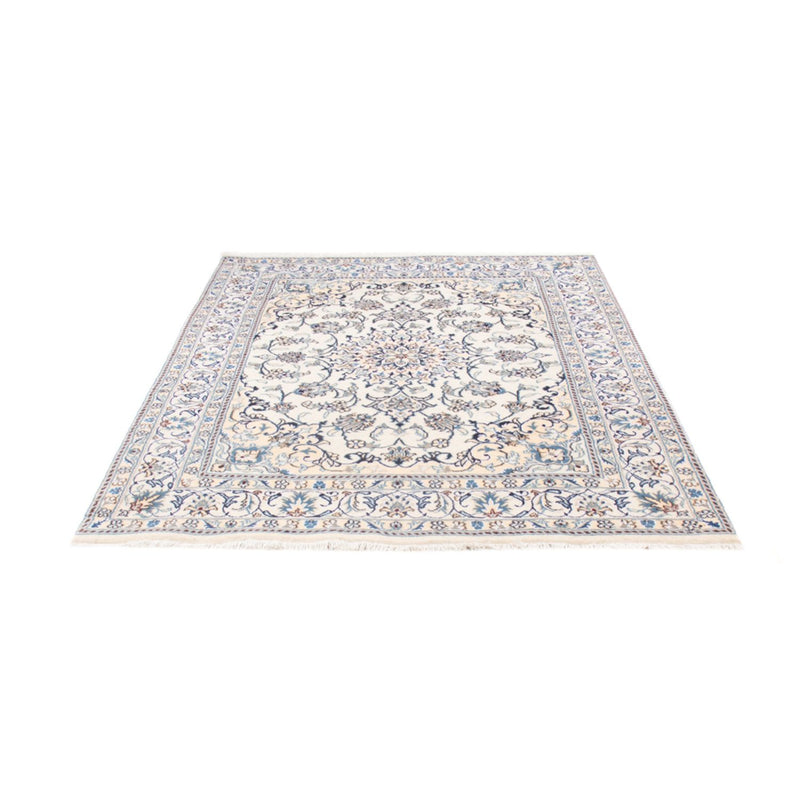 Alfombra Persa - Nain - Real - 197 x 144 cm - crema