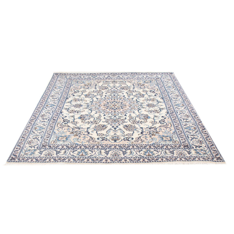 Alfombra Persa - Nain - Real - 202 x 147 cm - crema