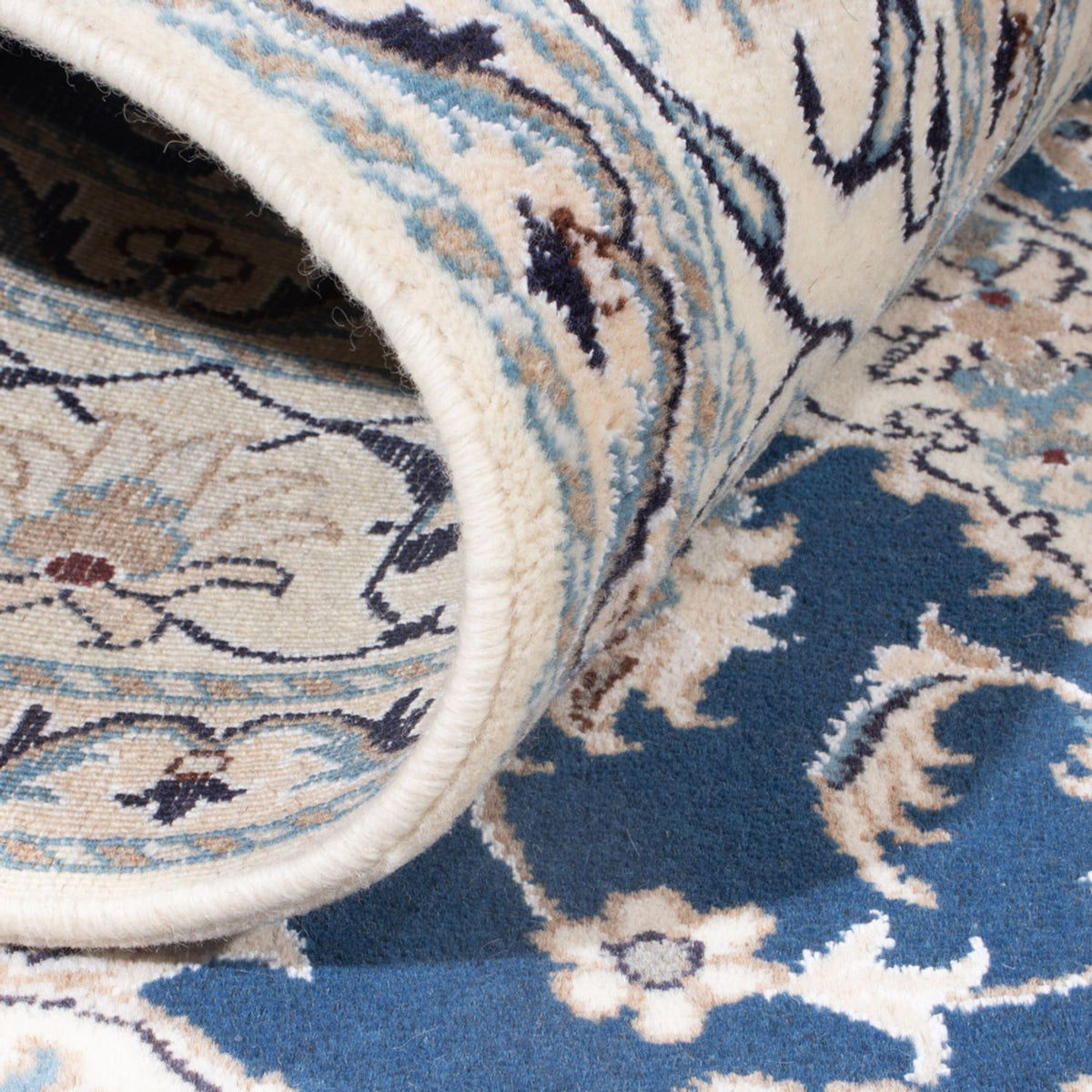 Alfombra Persa - Nain - Real - 200 x 148 cm - azul