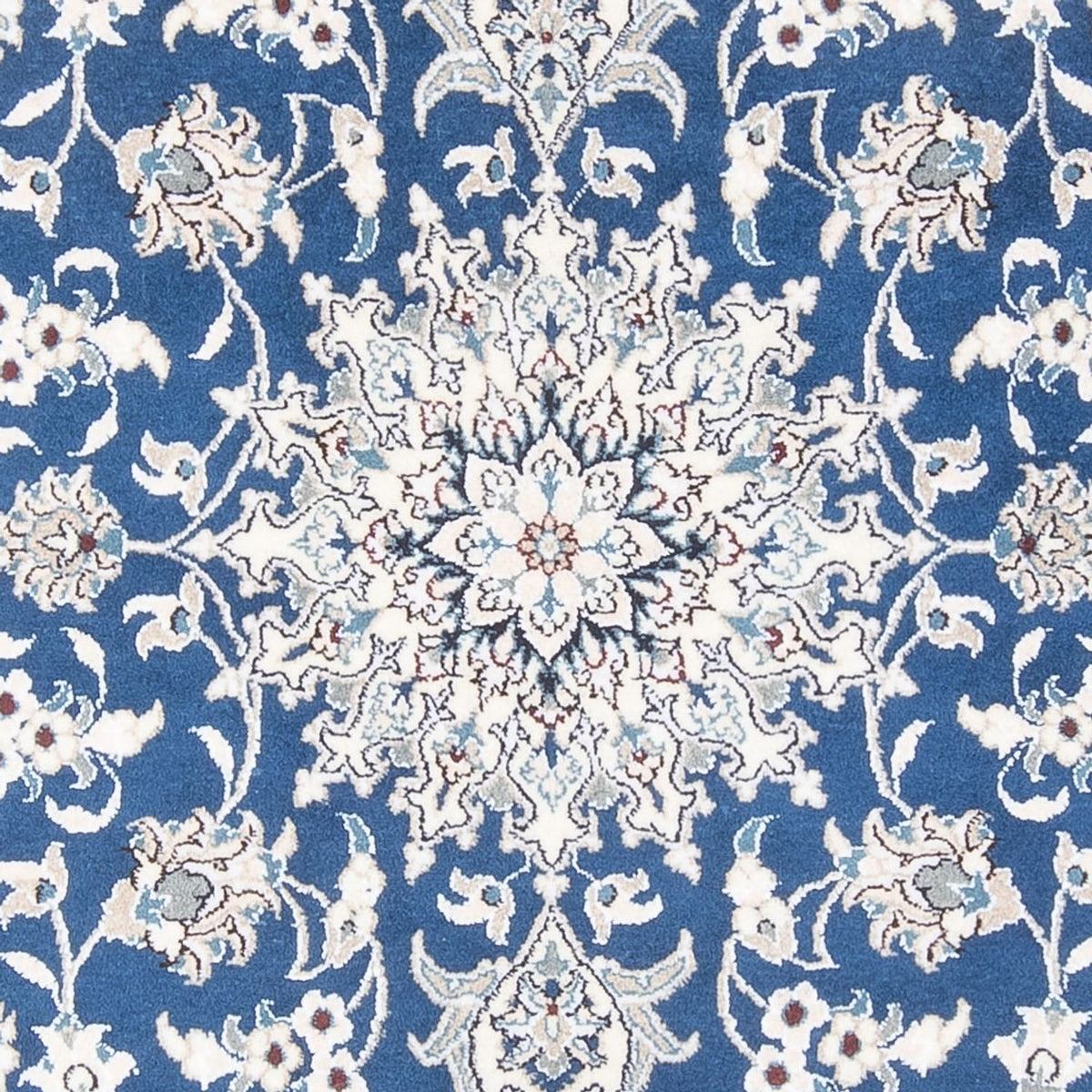 Alfombra Persa - Nain - Real - 195 x 148 cm - azul
