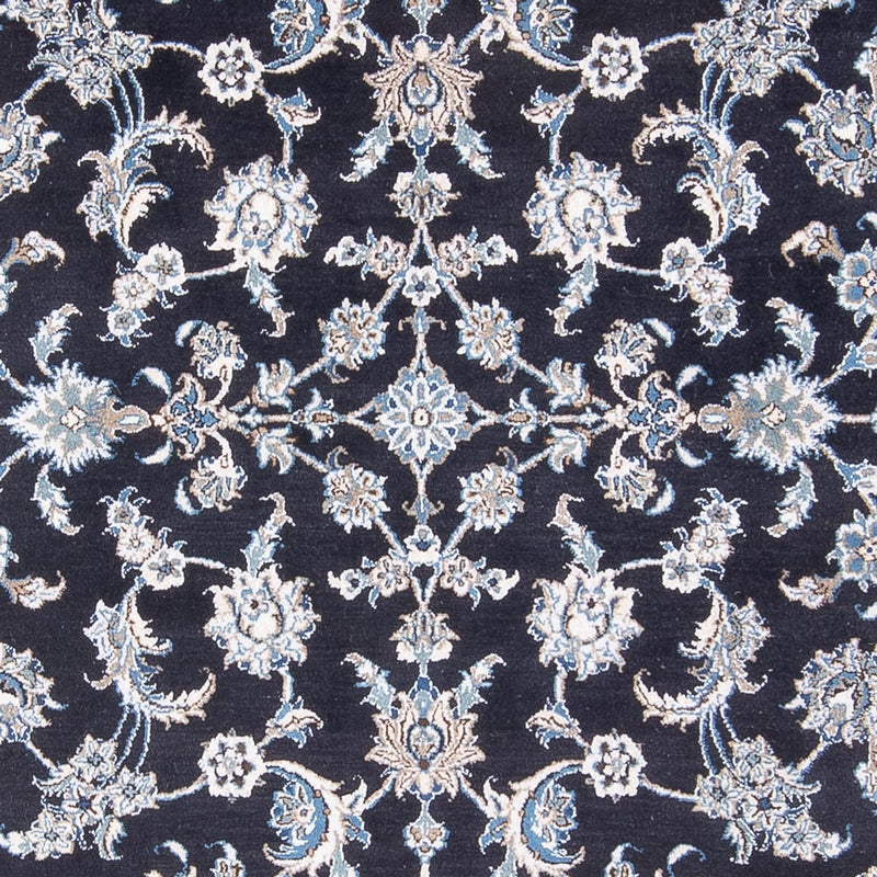 Alfombra persa - Nain - 288 x 191 cm - azul oscuro