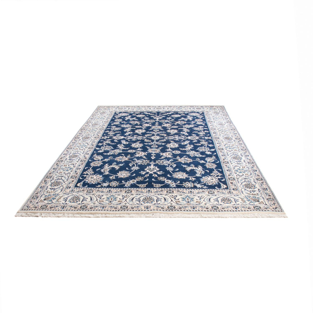 Alfombra persa - Nain - 291 x 194 cm - azul