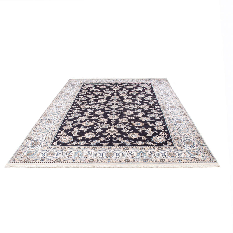 Alfombra persa - Nain - 304 x 193 cm - azul oscuro