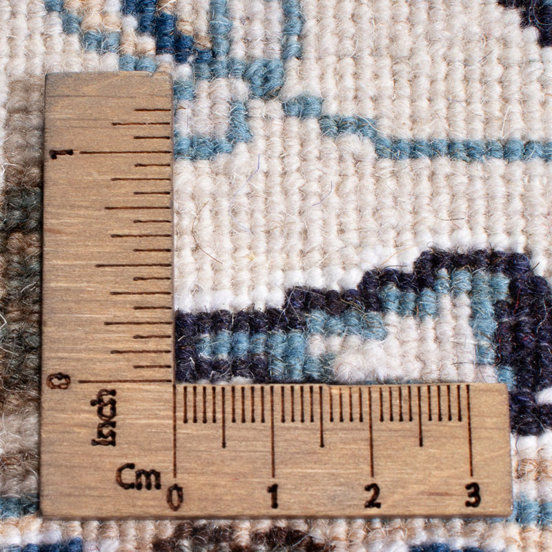Alfombra persa - Nain - 304 x 193 cm - azul oscuro