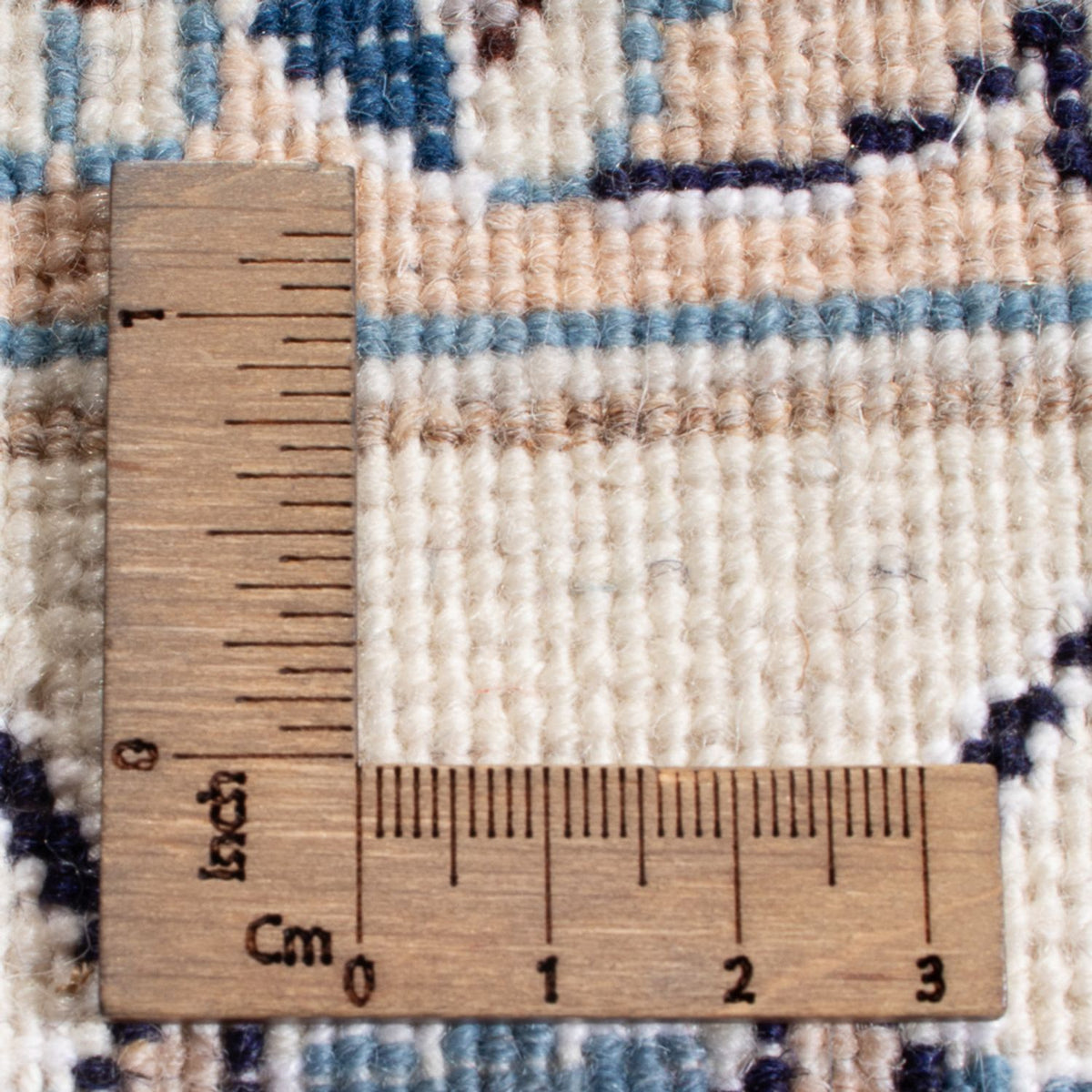 Alfombra persa - Nain - 298 x 195 cm - azul oscuro