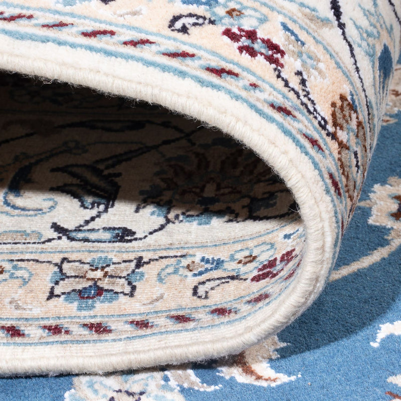 Alfombra persa - Nain - 294 x 196 cm - azul