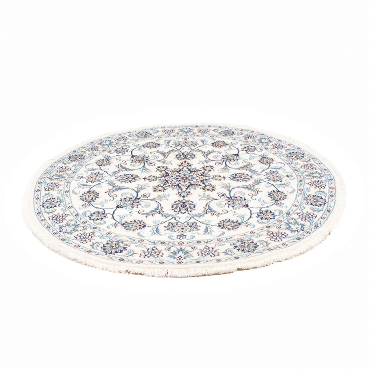 Alfombra persa - Nain redondo  - 150 x 150 cm - crema