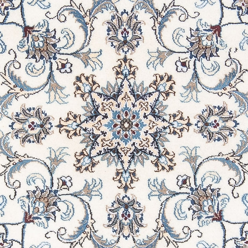 Alfombra persa - Nain redondo  - 150 x 150 cm - crema