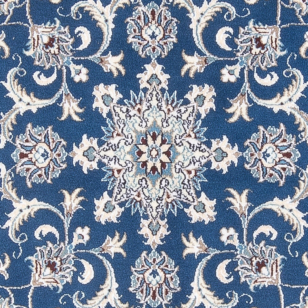 Alfombra persa - Nain redondo  - 150 x 150 cm - azul