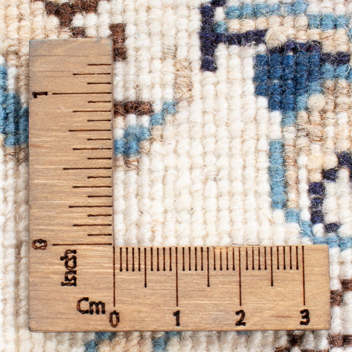 Alfombra persa - Nain redondo - 150 x 150 cm - azul oscuro