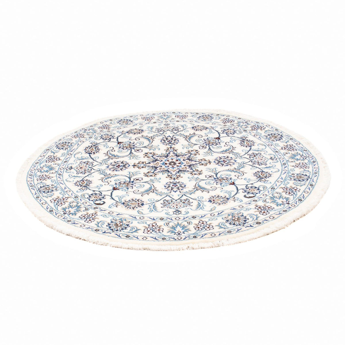 Alfombra persa - Nain redondo  - 150 x 150 cm - crema