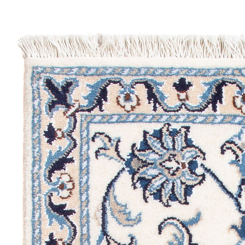 Alfombra Persa - Nain - Real - 90 x 60 cm - crema