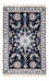 Alfombra Persa - Nain - Real - 90 x 60 cm - azul oscuro