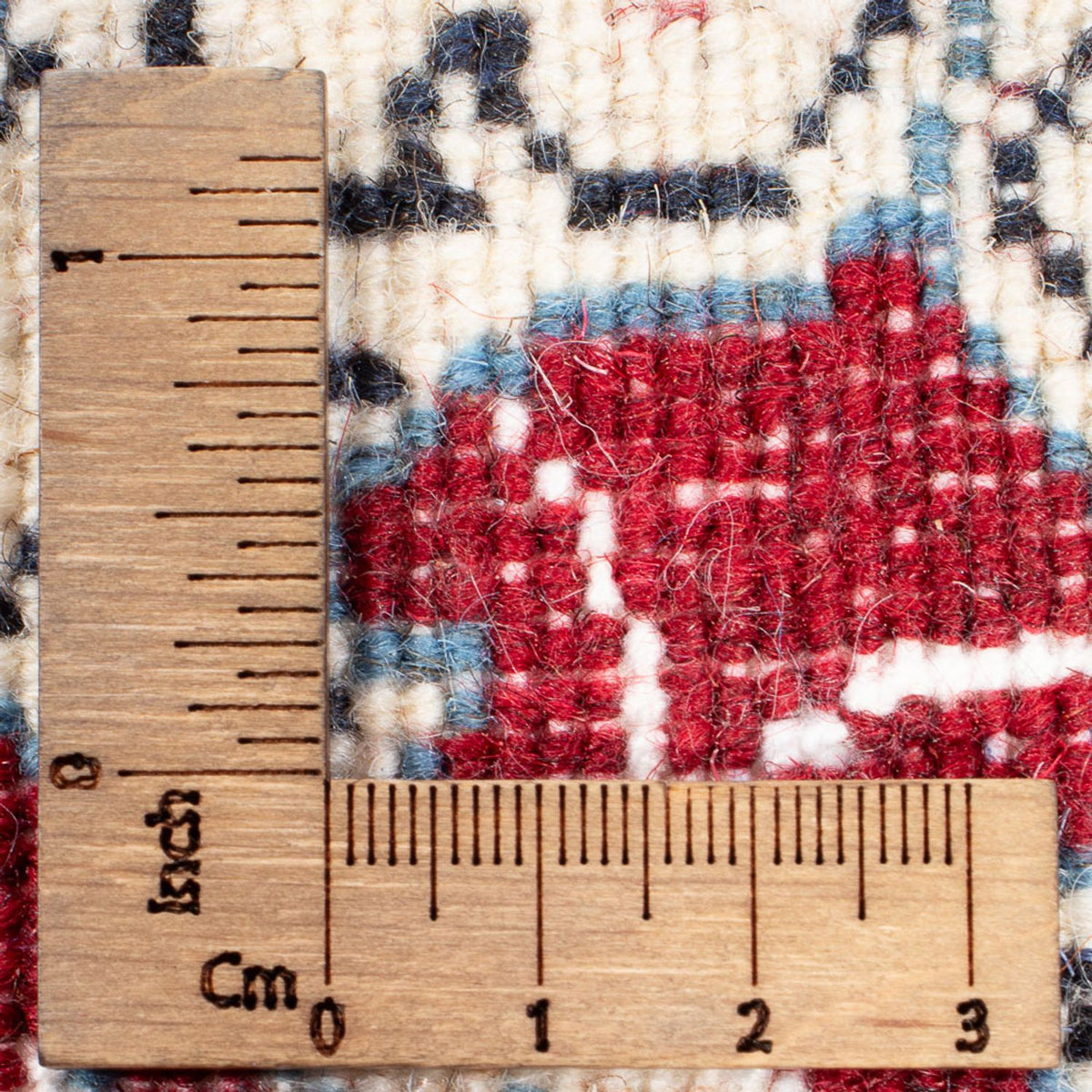 Alfombra Persa - Nain - Real - 90 x 60 cm - rojo