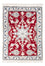 Alfombra Persa - Nain - Real - 90 x 60 cm - rojo