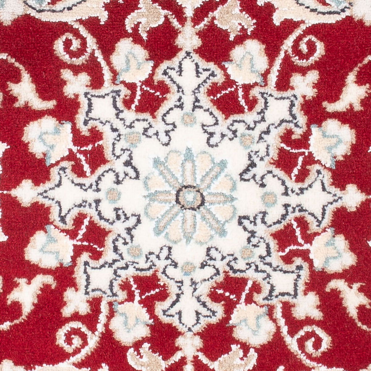 Alfombra Persa - Nain - Real - 90 x 60 cm - rojo