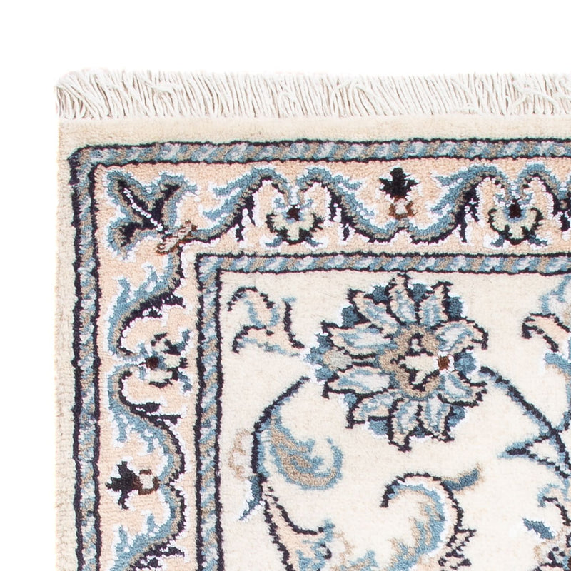 Alfombra Persa - Nain - Real - 90 x 60 cm - crema