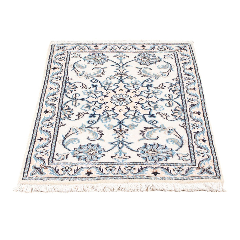 Alfombra Persa - Nain - Real - 90 x 60 cm - crema