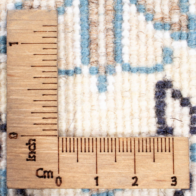 Alfombra Persa - Nain - Real - 90 x 60 cm - azul oscuro