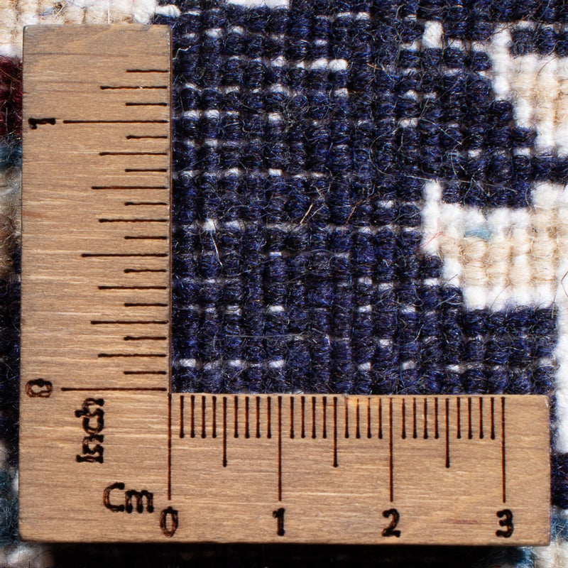 Alfombra Persa - Nain - Real - 90 x 60 cm - azul oscuro