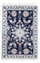 Alfombra Persa - Nain - Real - 90 x 60 cm - azul oscuro