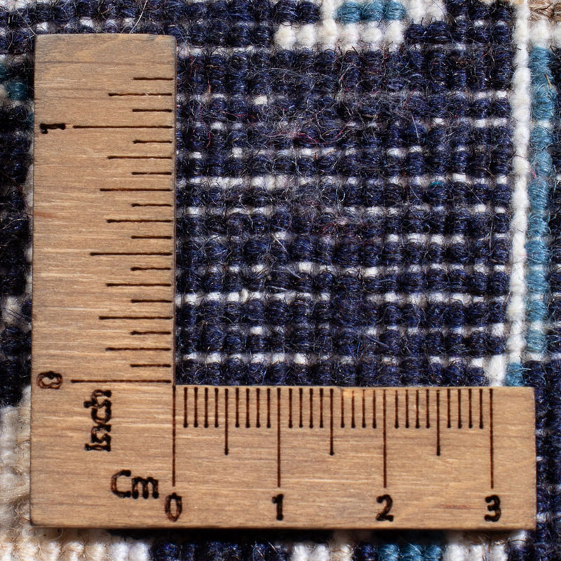 Alfombra Persa - Nain - Real - 90 x 60 cm - azul